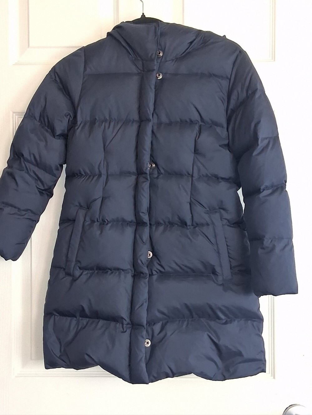 Crewcuts Navy Blue Puffer Down Hooded Coat